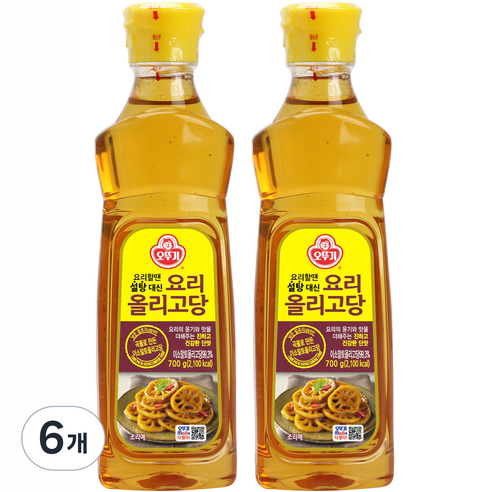 오뚜기 요리 올리고당, 6개, 700g