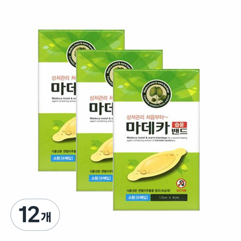 동국제약 마데카 습윤밴드 6매, 12개