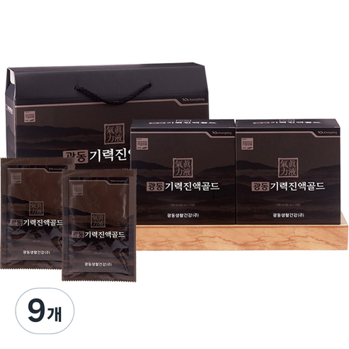 광동 기력진액골드, 1.5L, 9개