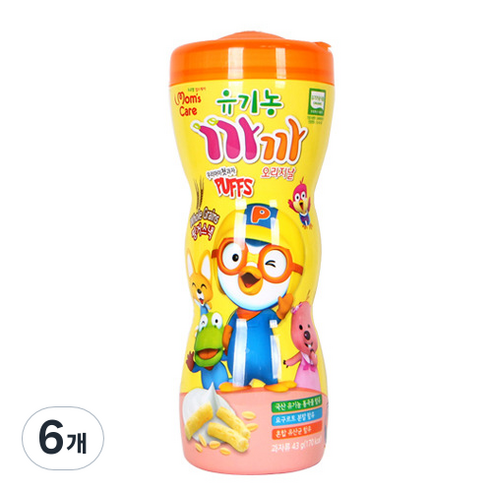 맘스케어 유기농 까까, 오리지날, 43g, 6개