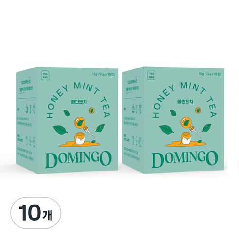 도밍고 꿀 민트차, 1.5g, 10개입, 10개