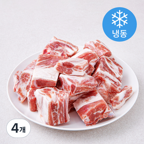 동원 스페인산 돼지갈비 찜용 (냉동), 900g, 4개