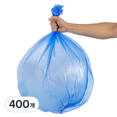 코멧 배접 쓰레기 비닐봉투 청색, 80L, 400개