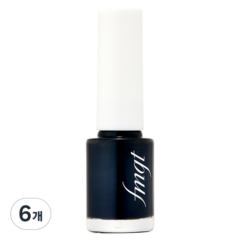더페이스샵 fmgt 스타일 네일 7ml, 2BK 블랙 아메리카노, 6개