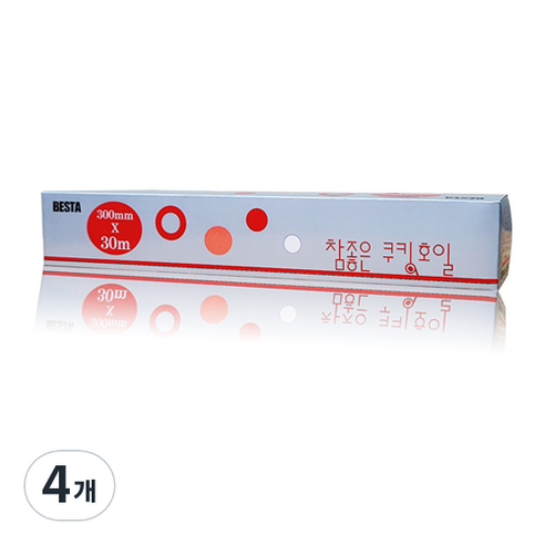 BESTA 참좋은 쿠킹 호일 30cm x 30m, 4개