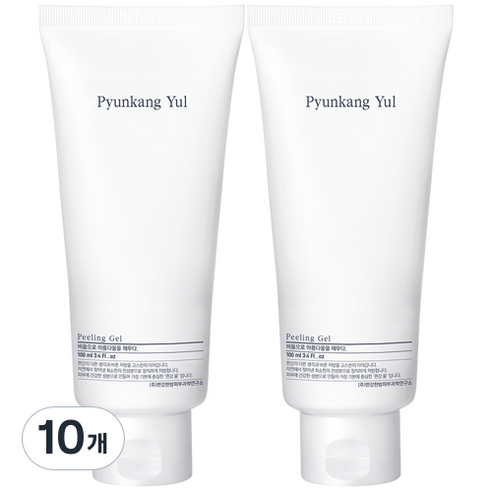 편강율 저자극 각질케어 필링젤, 100ml, 10개