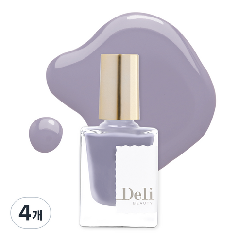 델리뷰티 딥시럽 루어인무드 네일컬러 10ml, MPP601 뮤트 디즐, 4개