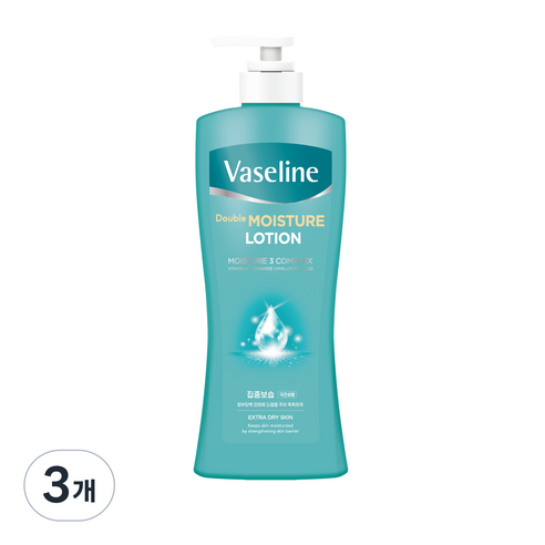 애경바세린 더블 모이스처 바디로션, 450ml, 3개