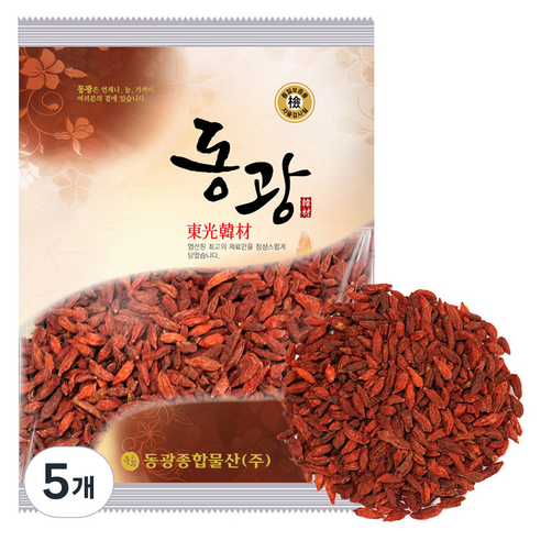 동광한방몰 구기자, 500g, 5개