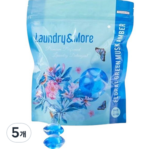 마녀의생활 올인원 고농축 캡슐 세탁세제 후레쉬향, 5개, 32개입