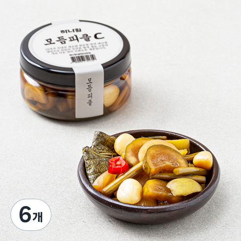 하나원 모듬피클 C, 180g, 6개