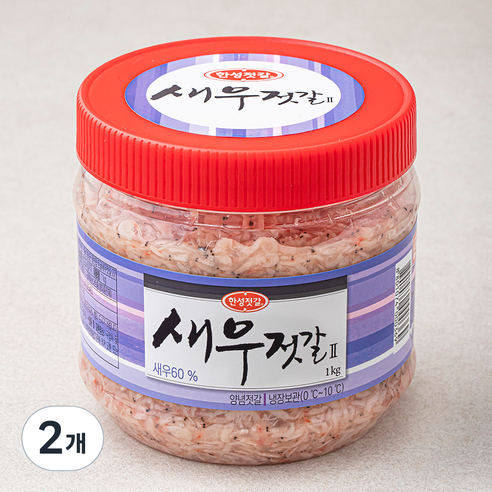 한성기업 새우젓갈 2, 1kg, 2개