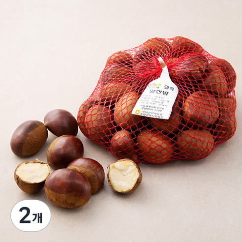 굿뜨래 알찬 실속밤, 1kg(특), 2개