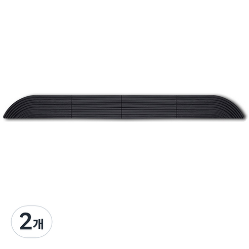 바나나빌딩 로봇청소기 문턱 경사대, 2개, 블랙