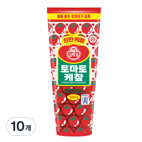 오뚜기 토마토 케챂, 500g, 10개