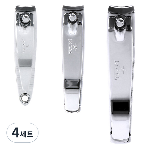 로얄 3종 손톱깎이 대 중 소, 4세트