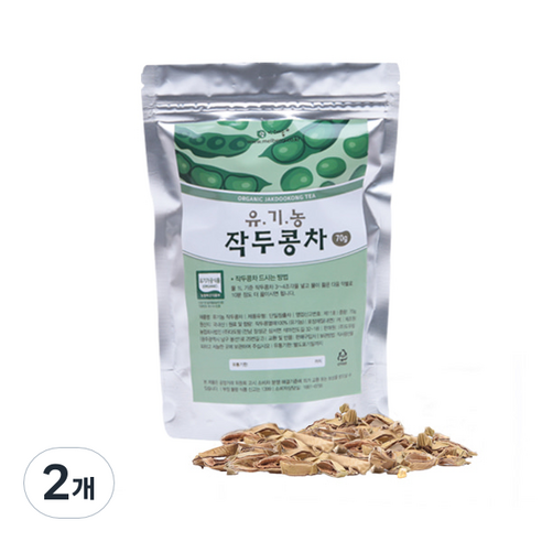 참건강마을 유기농 작두콩차, 70g, 2개
