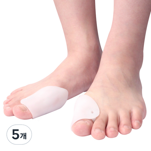 풋인솔 엄지발가락 보호쿠션 흰색 2p, 5개