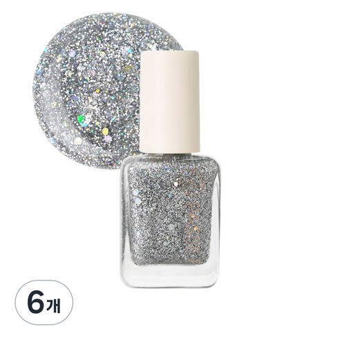 파셋 셀럽 네일컬러 폴리쉬 매니큐어 7ml, 47 판타스틱홀로, 6개