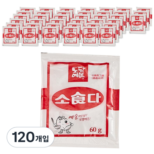 초야식품 담울 식소다, 60g, 120개