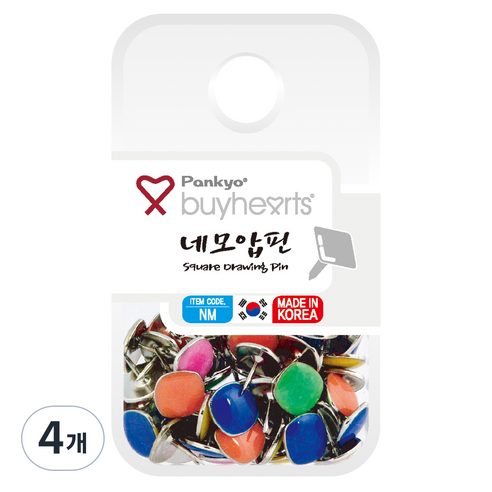 바이하츠 네모압핀 NM, 4개