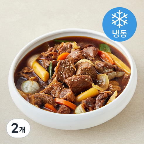 뭇나 살코기 듬뿍 소갈비찜 (냉동), 600g, 2개