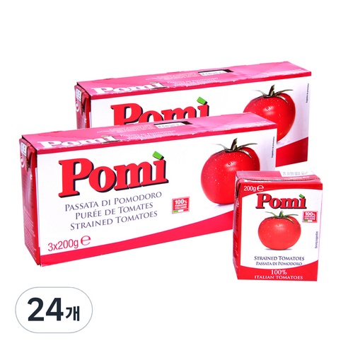 포미 스트레인드 토마토 소스, 200g, 24개