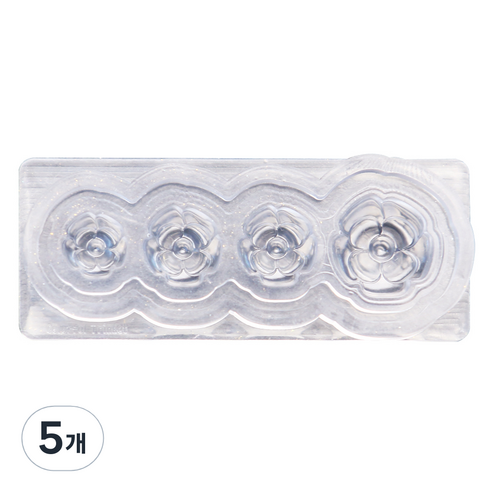 네일스케치 3D 네일몰드, 꽃, 5개