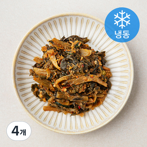 녹선 끓여먹는 다용도 양구된장 시래기 (냉동), 200g, 4개