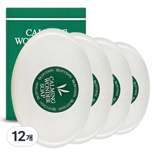 닥터마이스킨 카밍 원더 비누, 100g, 12개