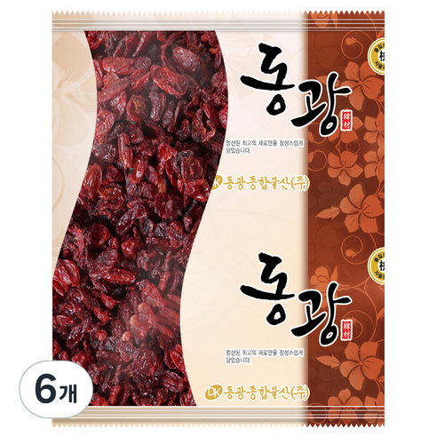 동광종합물산 산수유, 100g, 6개