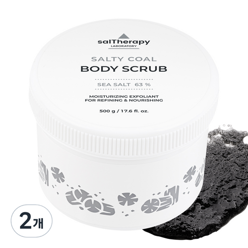 솔테라피 콜 바디 스크럽 장미향, 500g, 2개