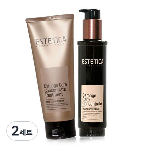 에스테티카 데미지 케어 컨센트레이트 에센스 120ml + 트리트먼트 200ml, 2세트