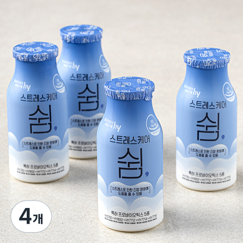 에치와이 스트레스 케어 쉼 요구르트, 4개, 4개입, 140ml