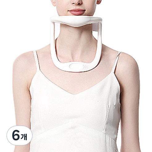 노바핏 바른자세 바른 목 스트레칭 지지대 화이트, 6개