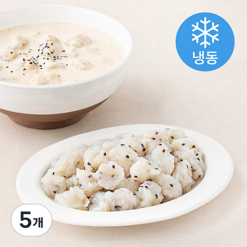 조이풀메이드 흑임자 감자 옹심이 (냉동), 500g, 5개