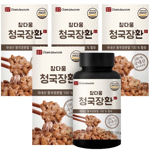 참다움 청국장환, 120g, 4개