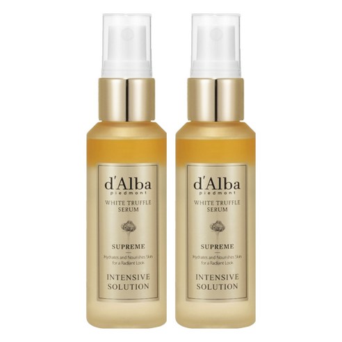 [비건뷰티] 달바 화이트 트러플 수프림 인텐시브 세럼, 50ml, 2개