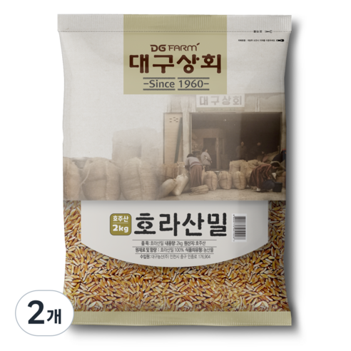 대구상회 호라산밀, 2개, 2kg