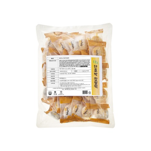 해찬미소 단호박 찹쌀떡 (냉동), 40g, 30개