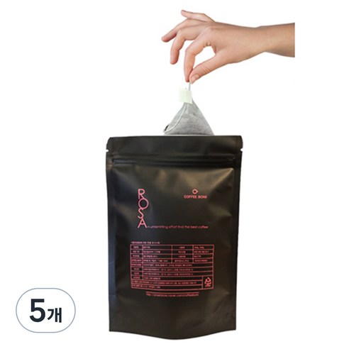 커피보니 로사 원두커피 드립백, 10g, 10개입, 5개