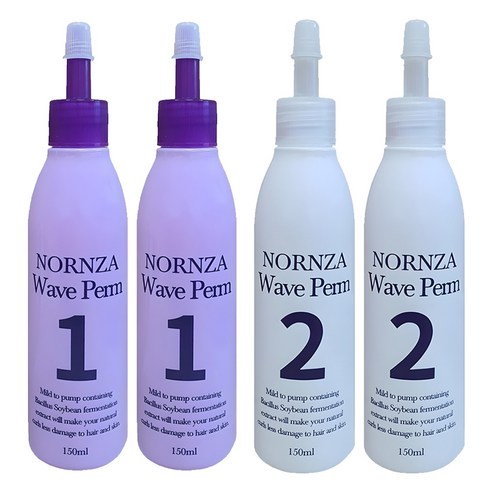 노른자 웨이브펌 파마약 모든모발용 1제 150ml + 2제 150ml 세트, 2개