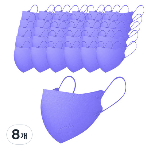 가림 드라이핏 새부리형 컬러 마스크 S, 10개입, 베리페리, 8개