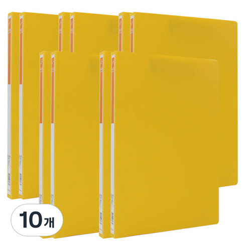 드림 PP 레버화일 A4 2p, 노랑, 10개