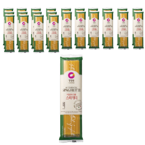 청정원 이탈리아 정통 스파게티면, 500g, 24개
