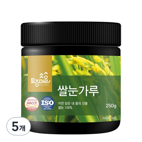 토종마을 쌀눈가루, 5개, 250g