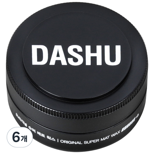 다슈 포 맨 프리미엄 오리지널 슈퍼 매트 왁스, 15ml, 6개