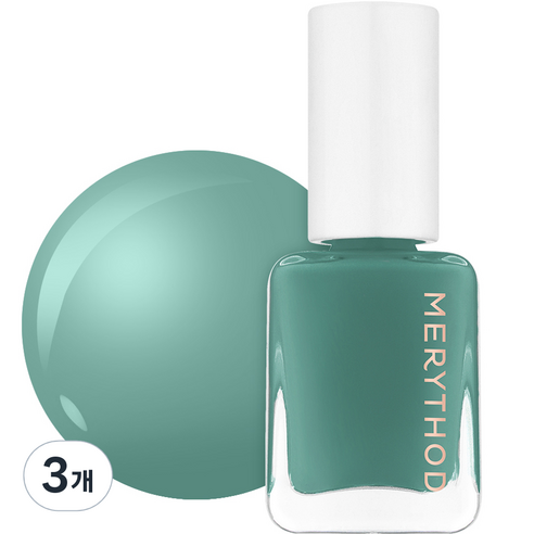 메리쏘드 릴엣지 네일, F05 몬트그린, 7ml, 3개