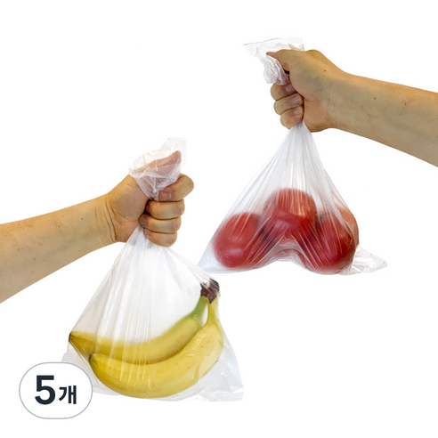 바로엔 투명 속지 봉투 5호 왕대, 5개