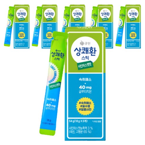 상쾌환 스틱 샤인머스캣맛, 18g, 18개
